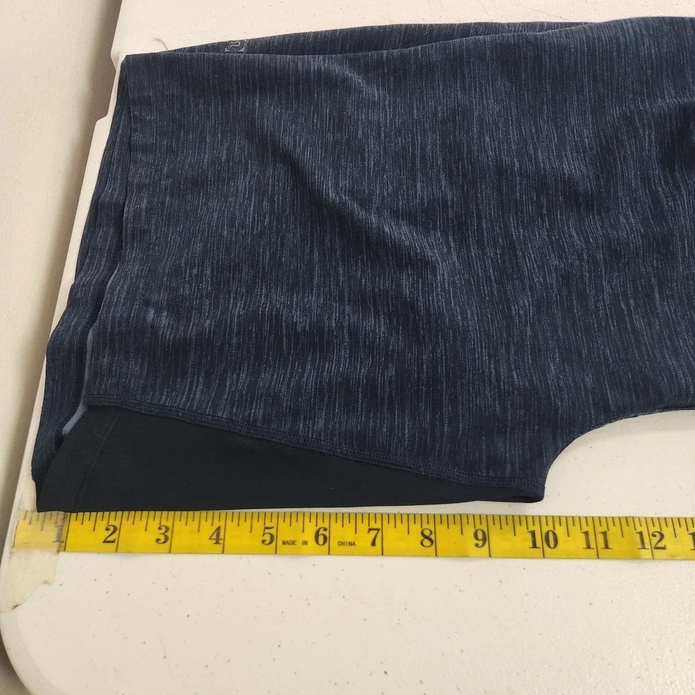 Lululemon Mens The 11 Inch Pull On‎ Shorts Size L Blue Drawstring Workout Gym